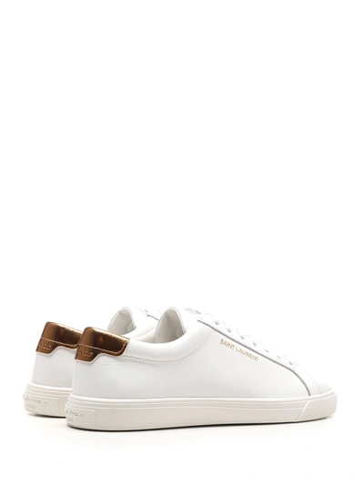 Shop Saint Laurent Andy Low In White