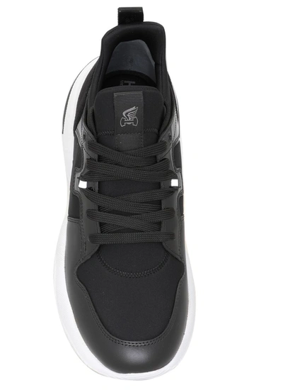 Shop Hogan Interaction Sneakers In Black