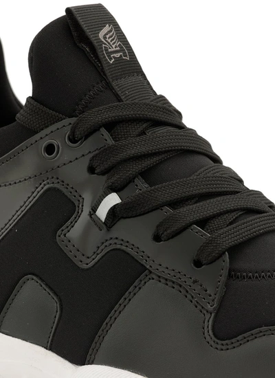 Shop Hogan Interaction Sneakers In Black