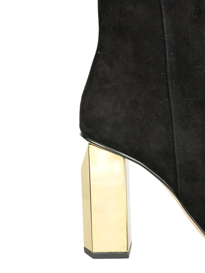 Shop Michael Michael Kors Petra Ankle Boots In Black