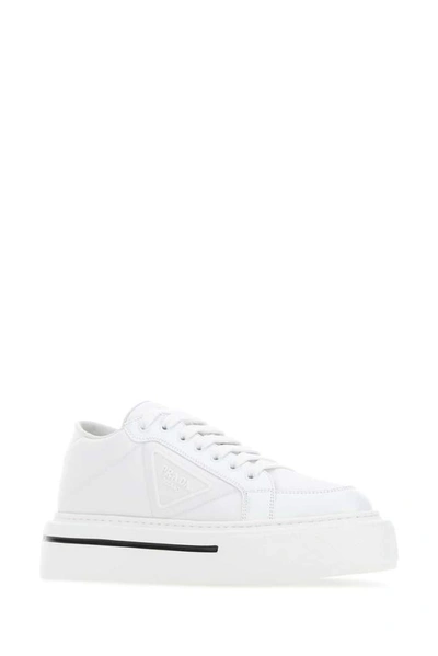 Shop Prada Macro Low In White