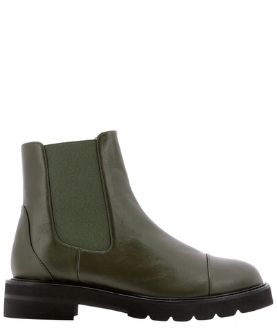 Shop Stuart Weitzman Frankie Lift Ankle Boots In Green