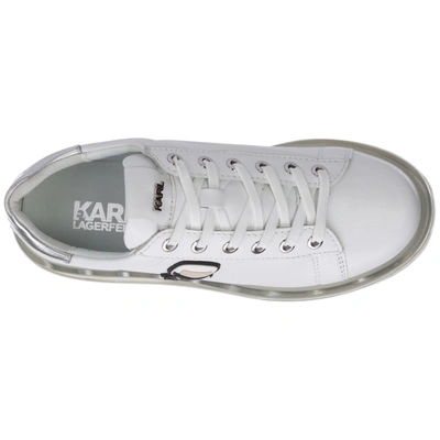 Shop Karl Lagerfeld K/ikonik Transparent Sneakers In White