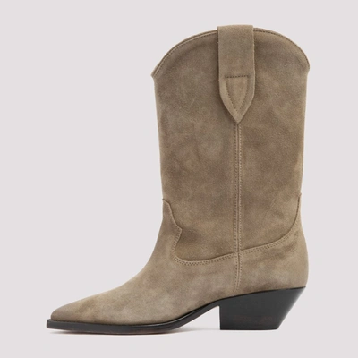 Isabel Marant Duerto Textured Style Boots In Taupe | ModeSens