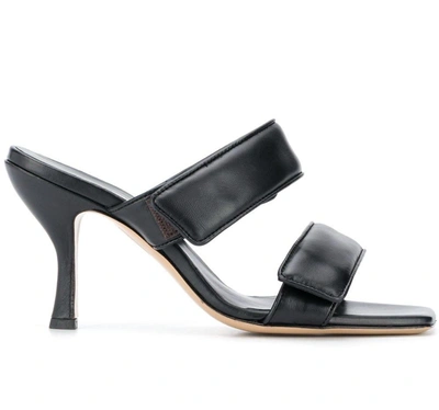Shop Gia Couture Gia Borghini X Pernille Teisbaek Perni 03 Two Straps Sandals In Black