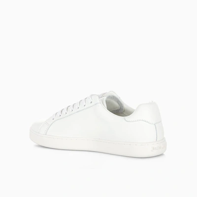 Shop Palm Angels Teddy Print Low In White