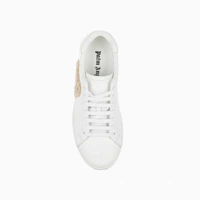 Shop Palm Angels Teddy Print Low In White