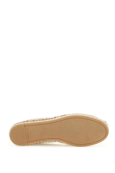 Shop Tory Burch T Monogram Espadrilles In Beige