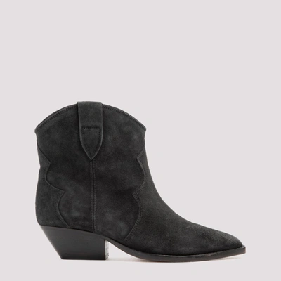 Shop Isabel Marant Dewina Ankle Boots In Black