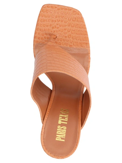 Shop Paris Texas Thong Sandals In Brown