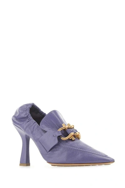 Shop Bottega Veneta The Madame Pumps In Purple