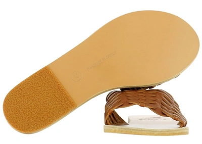 Shop Ancient Greek Sandals Taygete Sandals In Brown