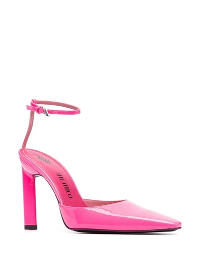 Shop Attico The  Amber Slingback Pumps In Pink