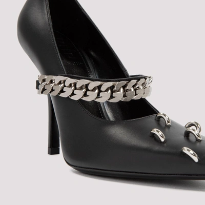Shop Givenchy Chain Studded Ring Pumps In Black