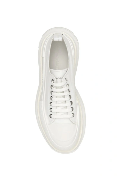 Shop Alexander Mcqueen Tread Slick Sneakers In White