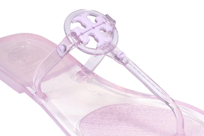 Shop Tory Burch Mini Miller Jelly Sandals In Purple