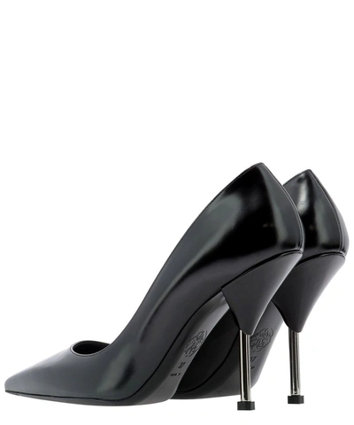 Shop Alexander Mcqueen Pointed In Black