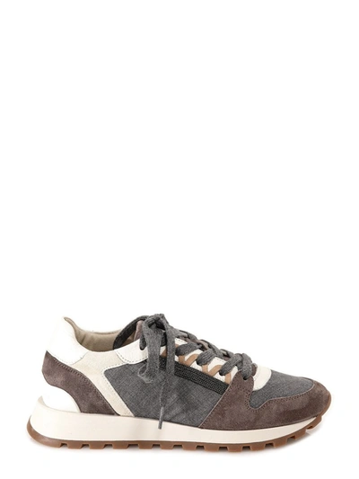 Shop Brunello Cucinelli Panelled Low In Multi