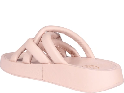 Ash Vanessa Puffy Napa Platform Sandals In Pink | ModeSens