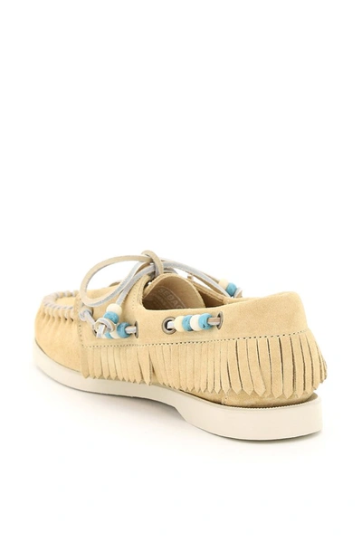 Shop Alanui Mocassini Docksides  E Sebago Collaboration In Beige