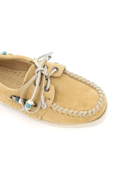 Shop Alanui Mocassini Docksides  E Sebago Collaboration In Beige