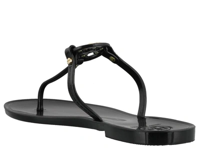 Shop Tory Burch Mini Miller Jelly Thong Sandals In Black
