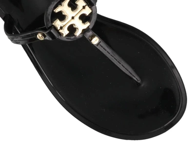 Shop Tory Burch Mini Miller Jelly Thong Sandals In Black