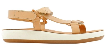 Shop Ancient Greek Sandals Poria Comfort Sandals In Beige