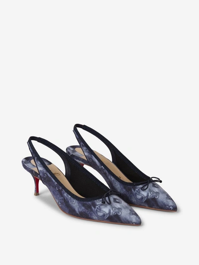 Shop Christian Louboutin Hall Sling Pumps In Blue