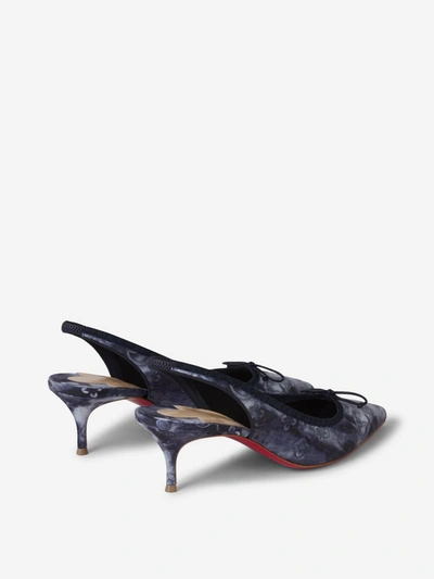 Shop Christian Louboutin Hall Sling Pumps In Blue