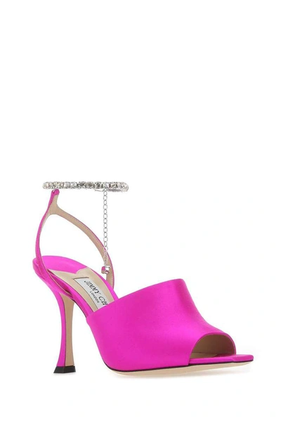Shop Jimmy Choo Sae 90 Sandals In Pink