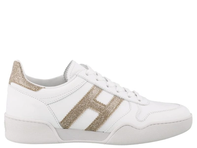 Shop Hogan H357 Sneakers In White