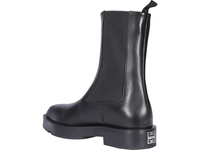 Shop Givenchy 4g Chelsea Boots In Black