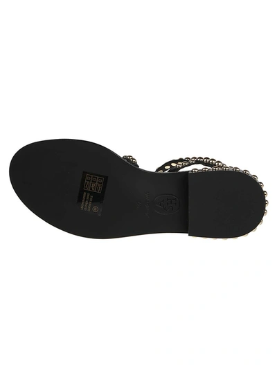 Shop Ash Precious Studded Sandals In Black