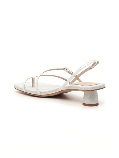 Shop Jacquemus Les Sandals Basgia Strap Sandals In White