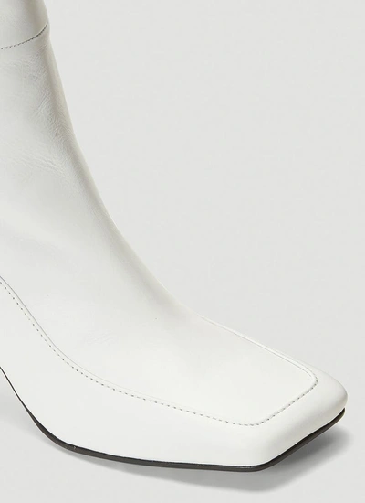 Shop Reike Nen Squared Toe Boots In White