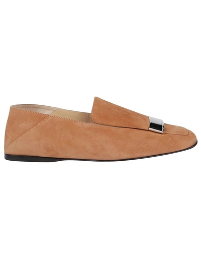 Shop Sergio Rossi Sr1 Loafers In Brown