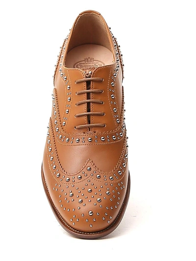 Shop Church's Burwood 7 Met Lace Up Oxford Shoes In Brown