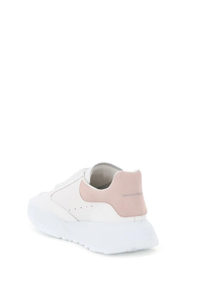 Shop Alexander Mcqueen Oversized Court Sneakers In White