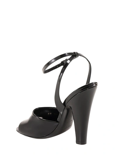 Shop Saint Laurent Scandale Sandals In Black