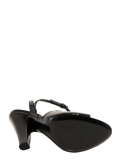 Shop Saint Laurent Scandale Sandals In Black