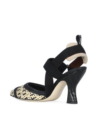 Shop Fendi Colibrì Slingback Pumps In Multi