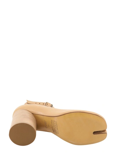 Shop Maison Margiela Tabi Mary In Beige