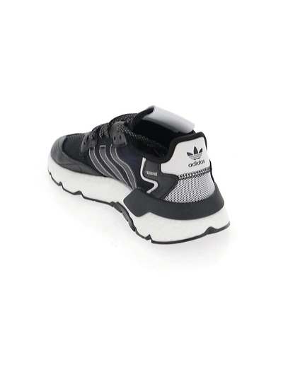Shop Adidas Originals Nite Jogger Sneakers In Black
