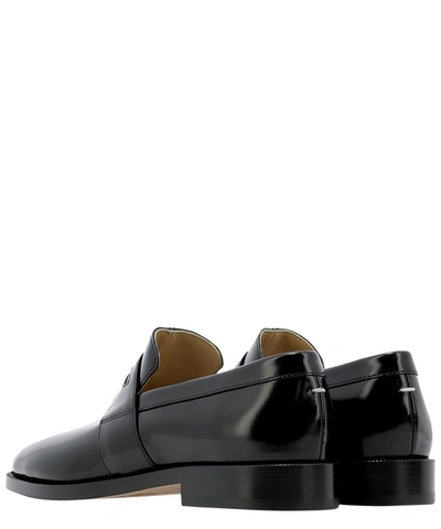 Shop Maison Margiela Tabi Loafers In Black