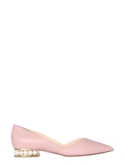 Shop Nicholas Kirkwood Casati D'orsay Ballerina Flats In Pink