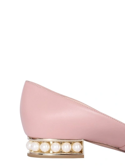 Shop Nicholas Kirkwood Casati D'orsay Ballerina Flats In Pink