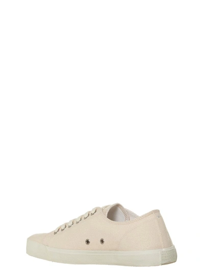 Shop Maison Margiela Tabi Low In Beige