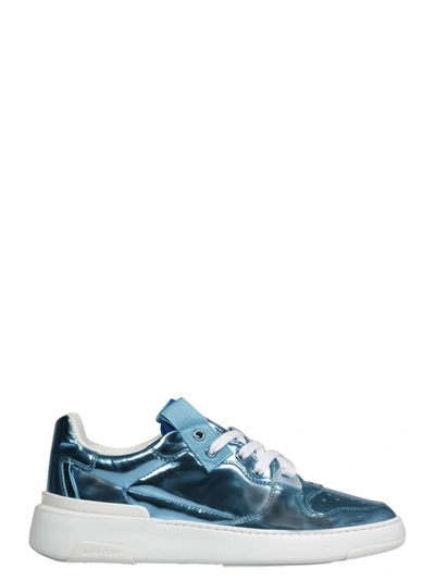 Shop Givenchy Wing Low Sneakers In Blue
