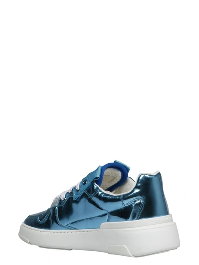 Shop Givenchy Wing Low Sneakers In Blue